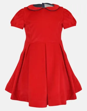 Victoria - Red velvet dress