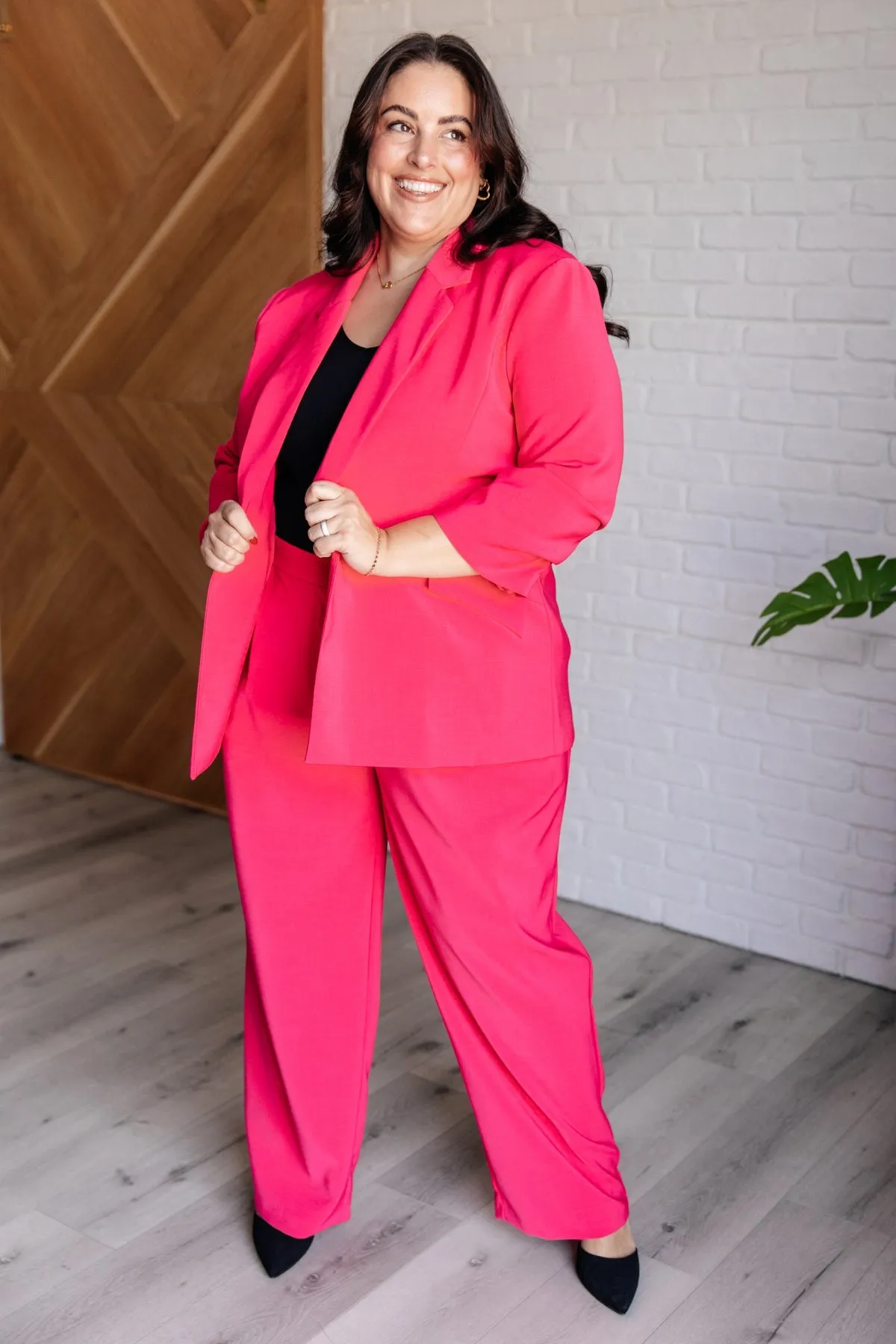 Vigilante Stuff Pleated Trousers In Hot Pink
