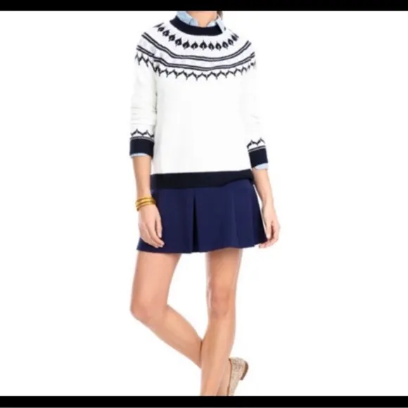 Vineyard Vines Ponte Nautical Navy Blue Skirt NWT Size XL