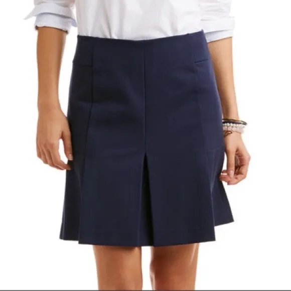 Vineyard Vines Ponte Nautical Navy Blue Skirt NWT Size XL