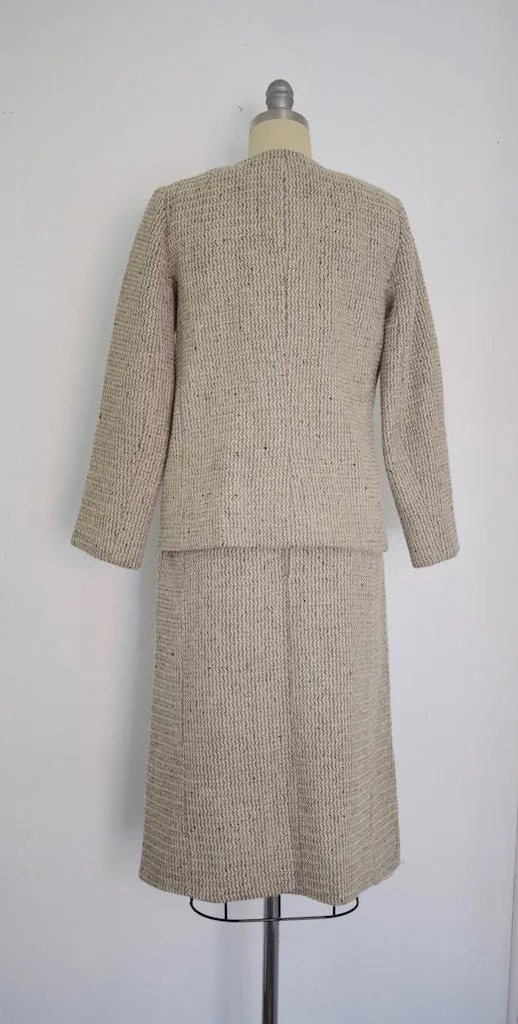 Vintage 1960s Christian Dior for Saks Fifth Avenue Wool Suit