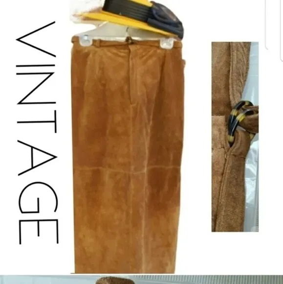 Vintage Gap suede skirt 10  sale ‎ NEW