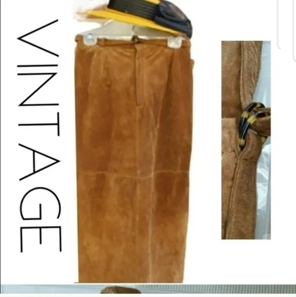 Vintage Gap suede skirt 10  sale ‎ NEW