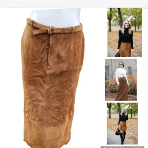 Vintage Gap suede skirt 10  sale ‎ NEW
