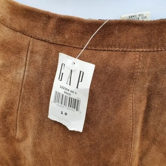 Vintage Gap suede skirt 10  sale ‎ NEW