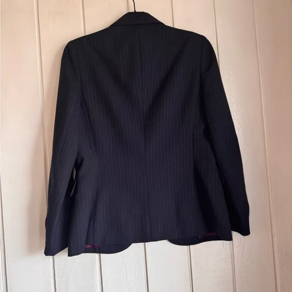 Vintage Pinstriped Skirt Suit