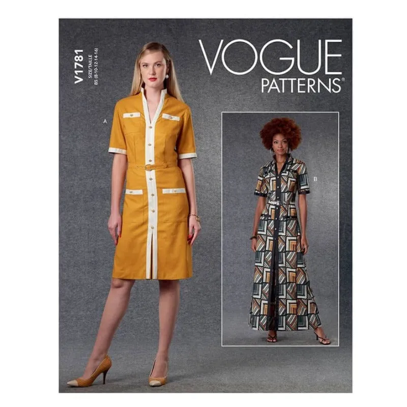 Vogue Pattern V1781 F5 (16-18-20-22-24)