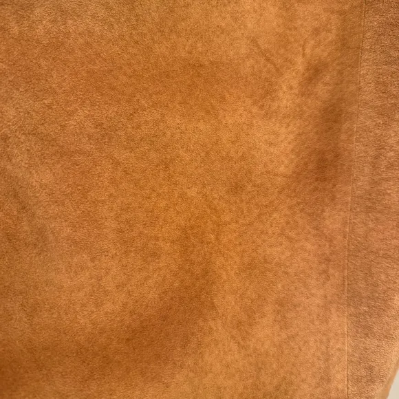 Vtg Women's BB Dakota Suede Skirt Size 7/8 Brown