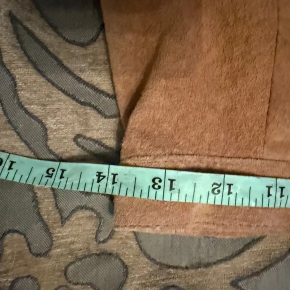 Vtg Women's BB Dakota Suede Skirt Size 7/8 Brown