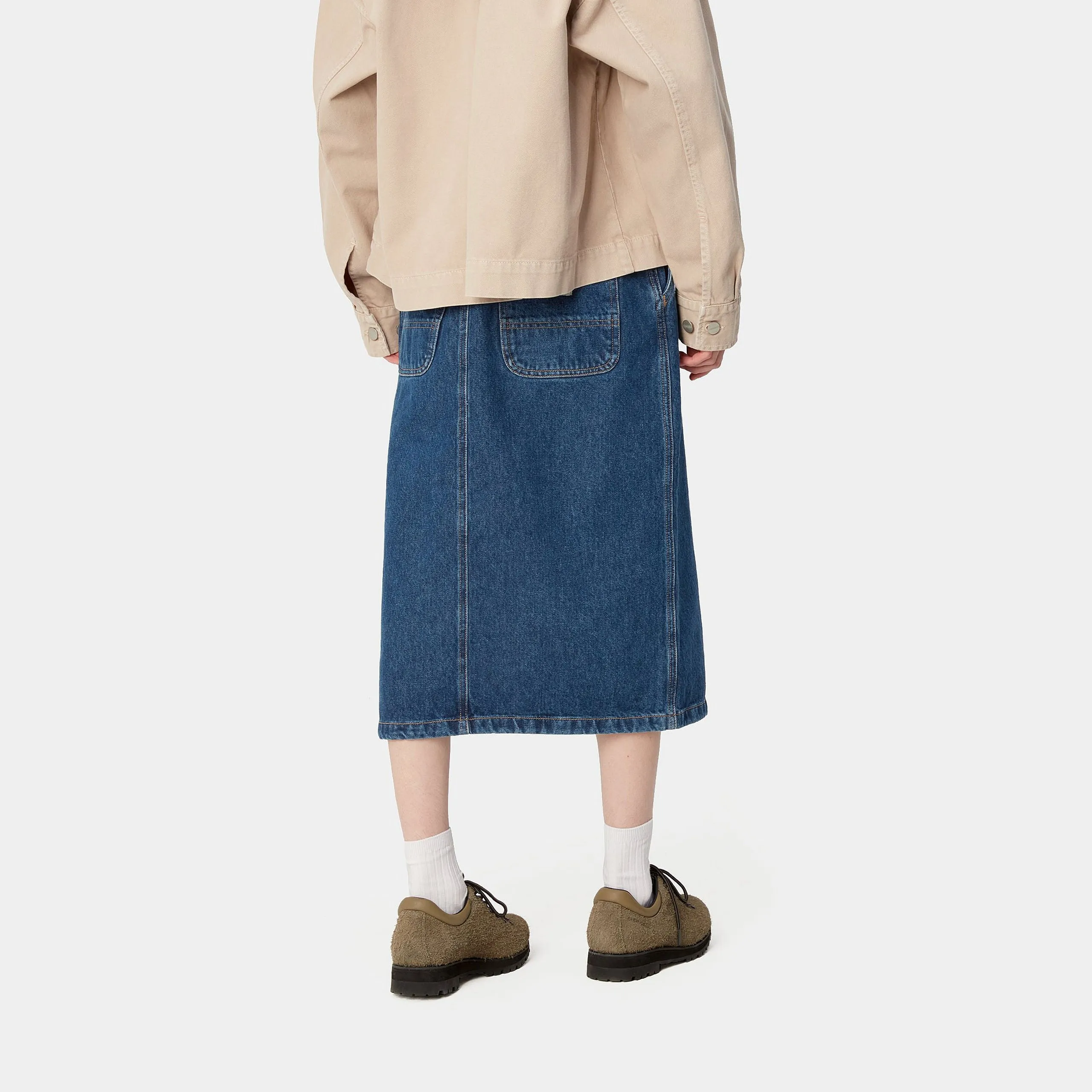 W' COLBY SKIRT (Blue Stone Washed)