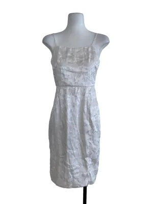 White Floral A-Line Dress