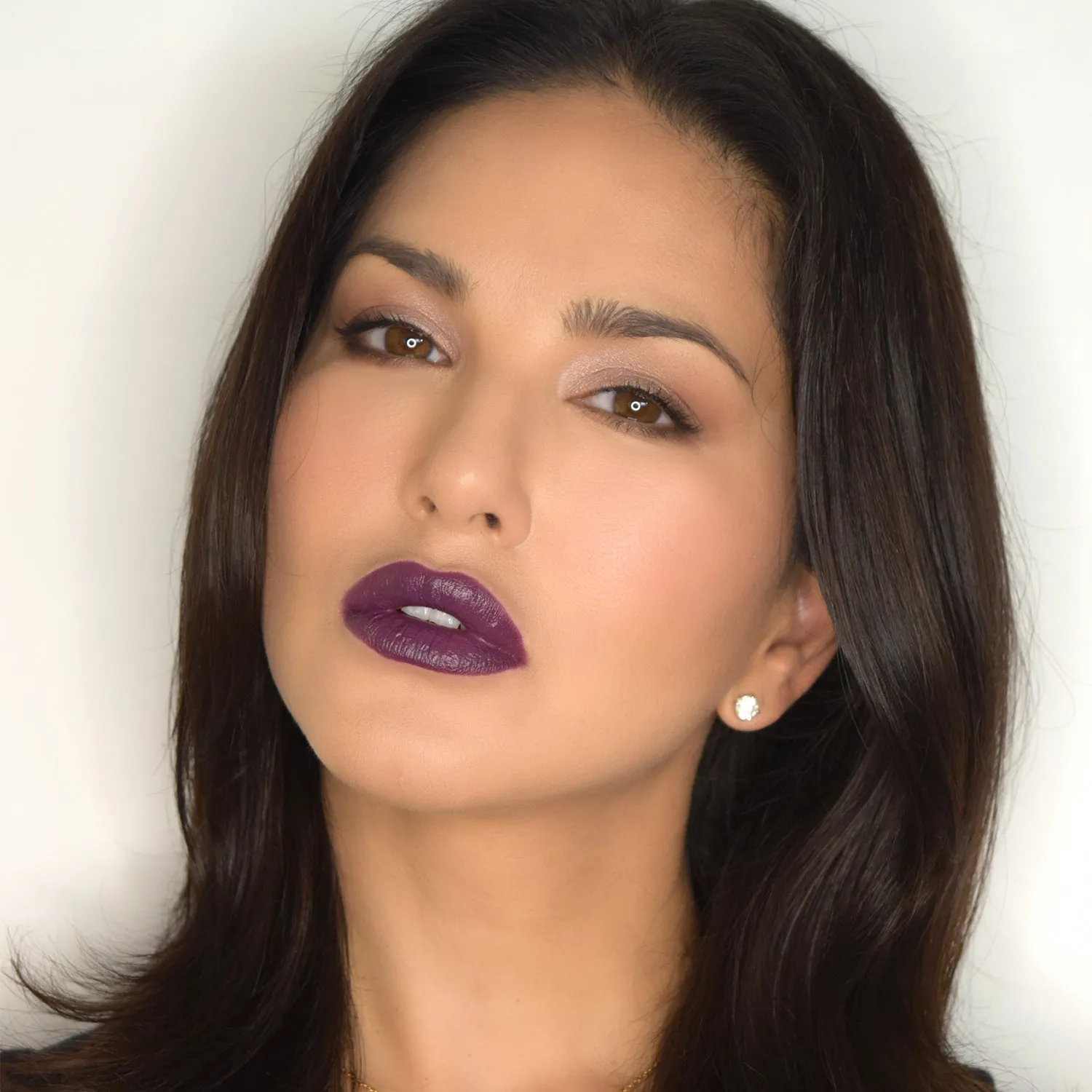 Wine - 2Pcs Lip Kit, Lipstick & Lipliner Kit - Deep Purple