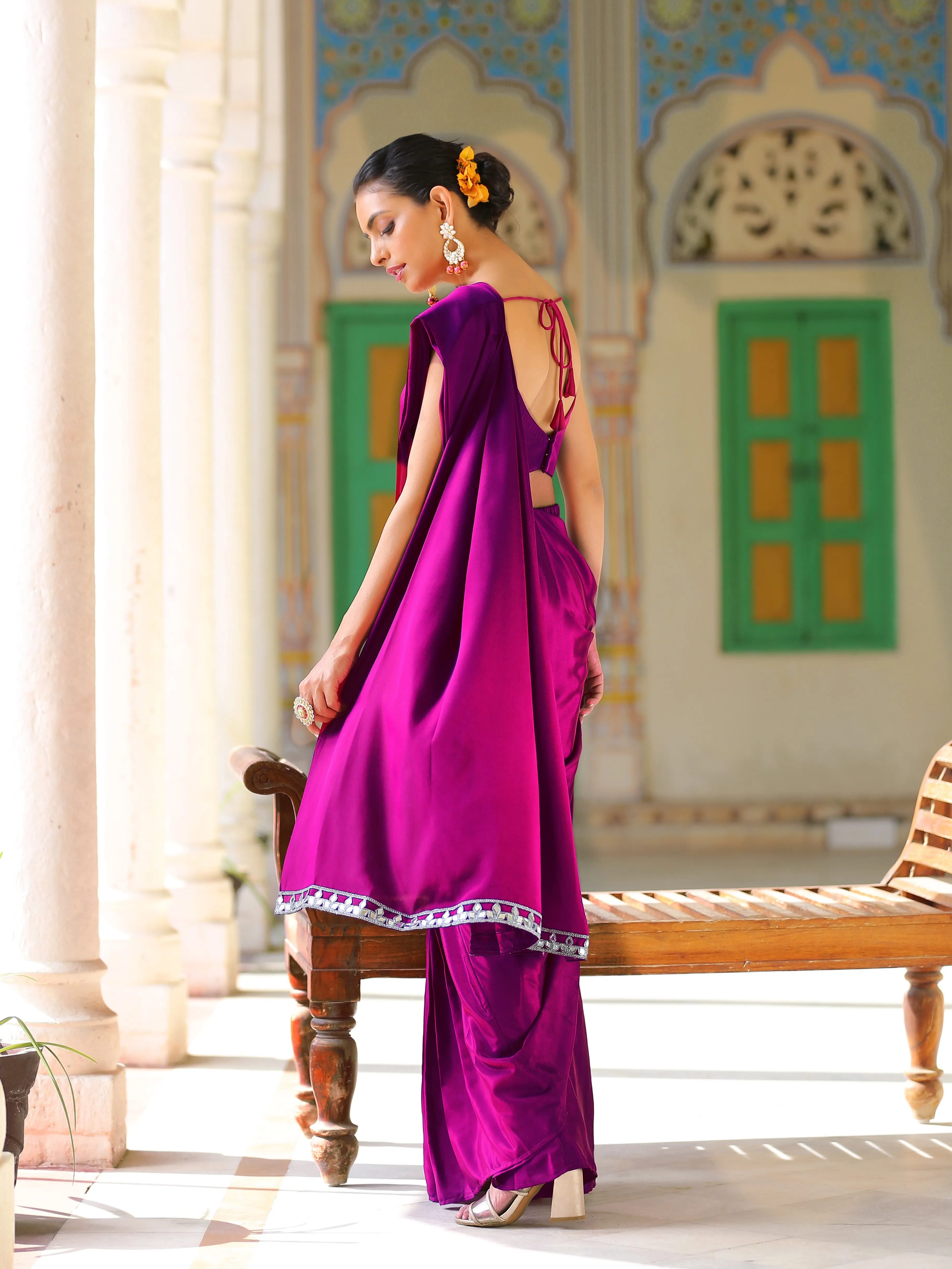 Wisteria Purple Blouse