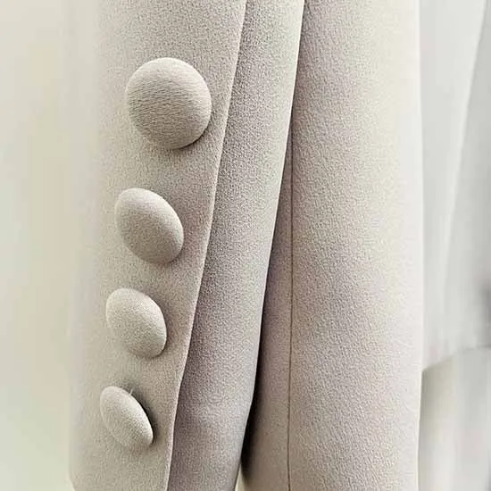 Women's 2 Piece Suit Contrast Suit Trousers Set long sleeve Blazer Pantsuits