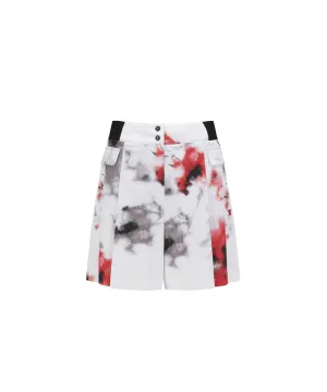 Women's SM Pleated Half Pants - White