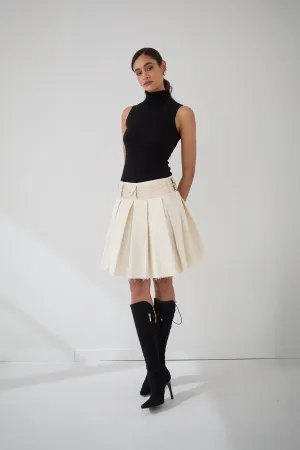 WREN midi skirt creme