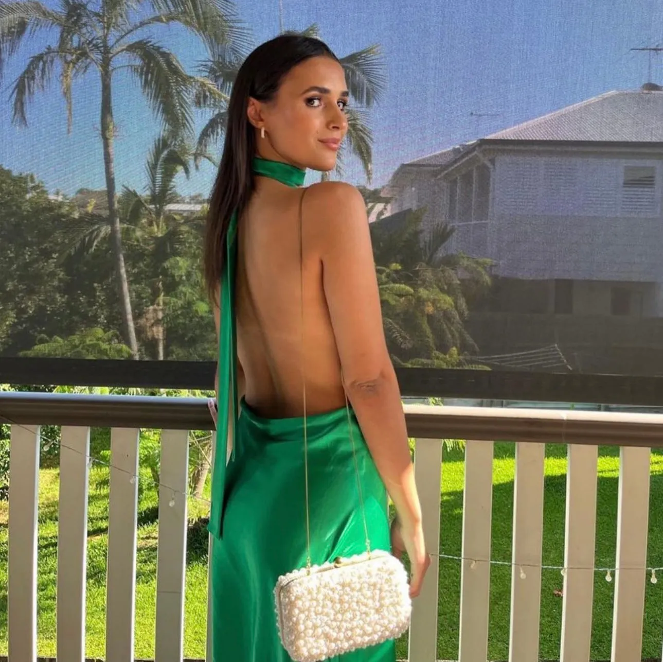 YLD - Green Halter Maxi