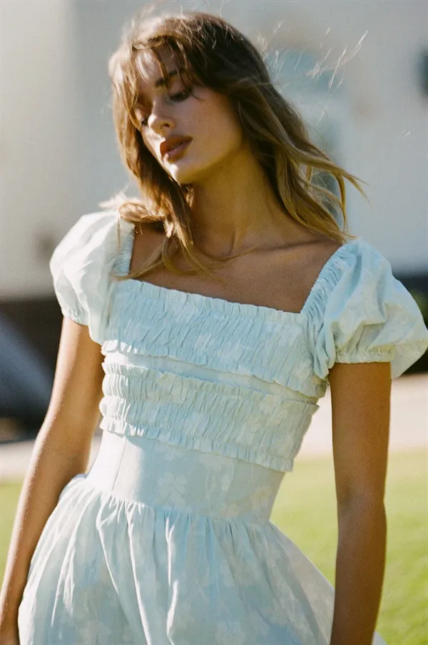 Zinnia Shirred Dress