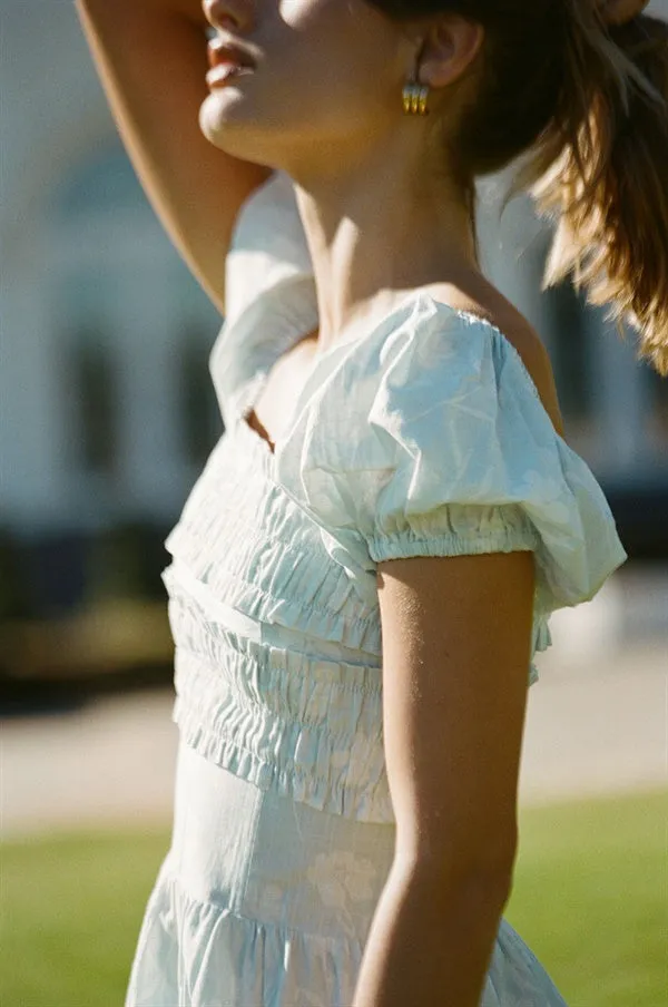 Zinnia Shirred Dress