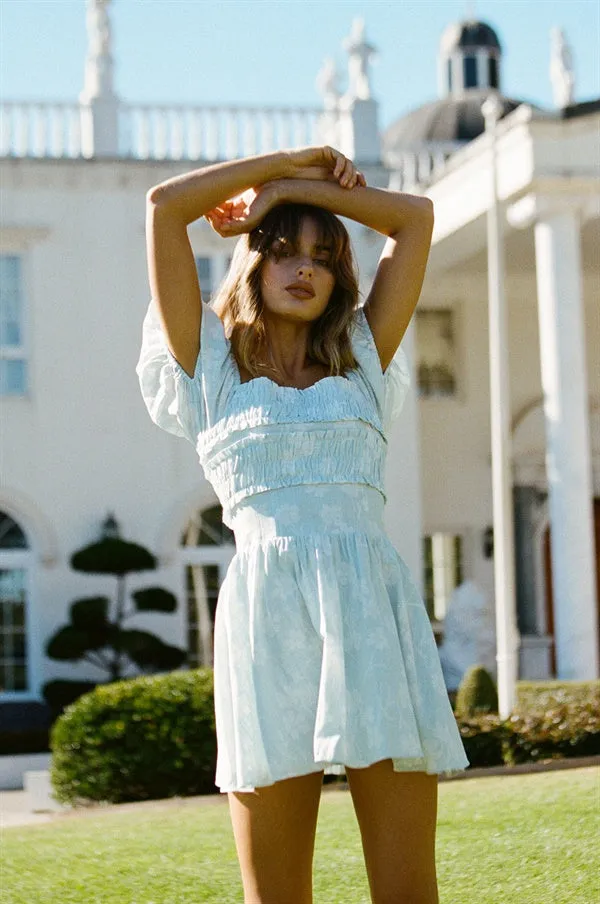 Zinnia Shirred Dress
